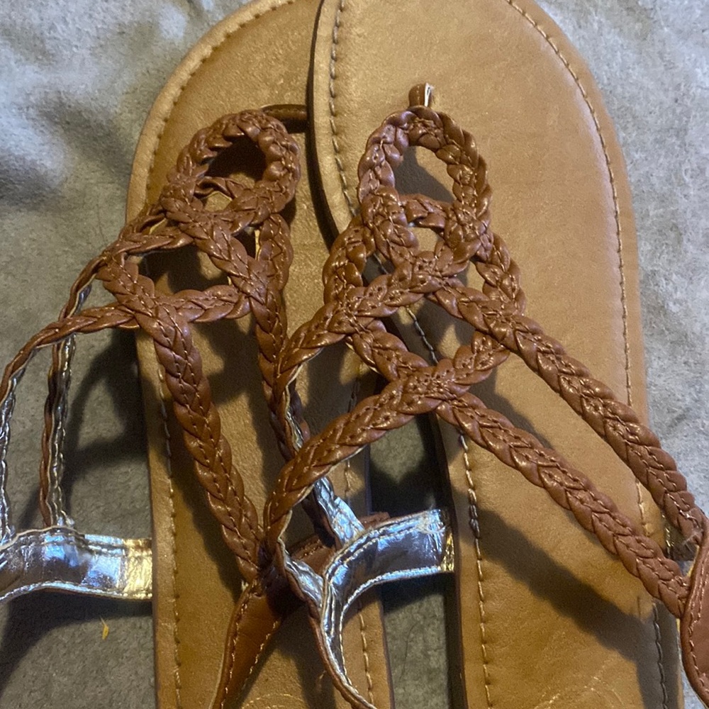 Brown sandals